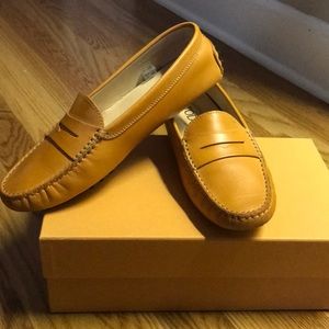 leather driving moccasins